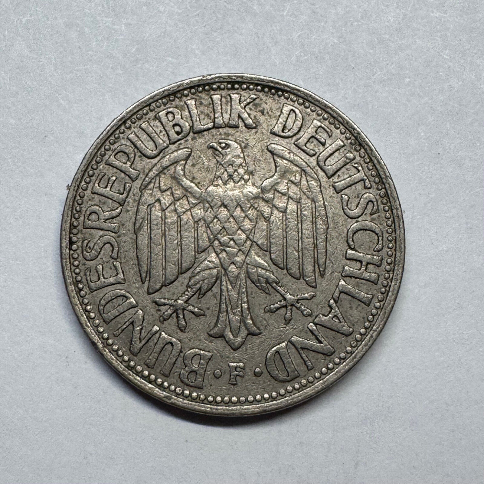 1950 Germany 1 Mark - Beautiful Coin - #B-035