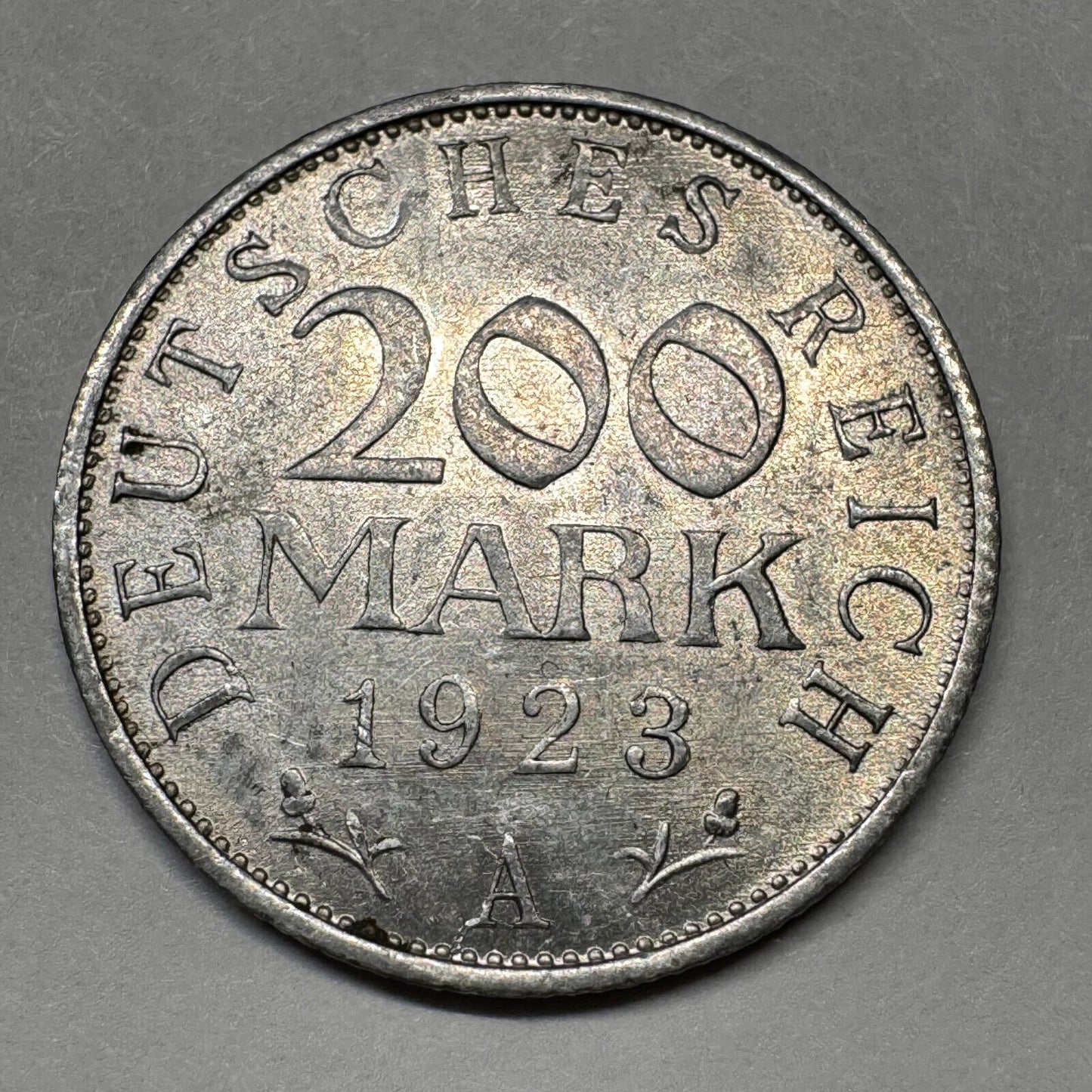 1923 Germany 200 Mark - Beautiful Coin - #A-096