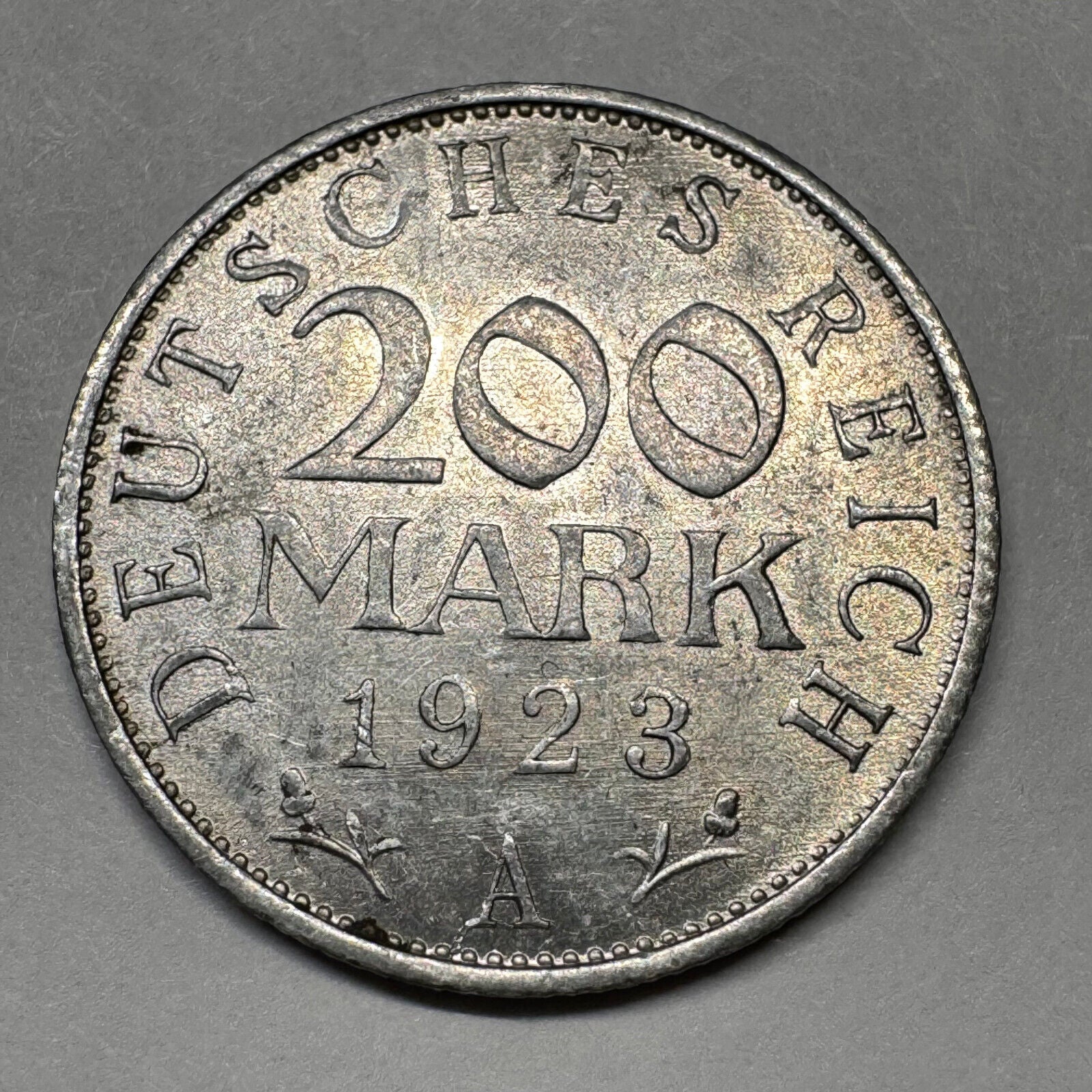 1923 Germany 200 Mark - Beautiful Coin - #A-096