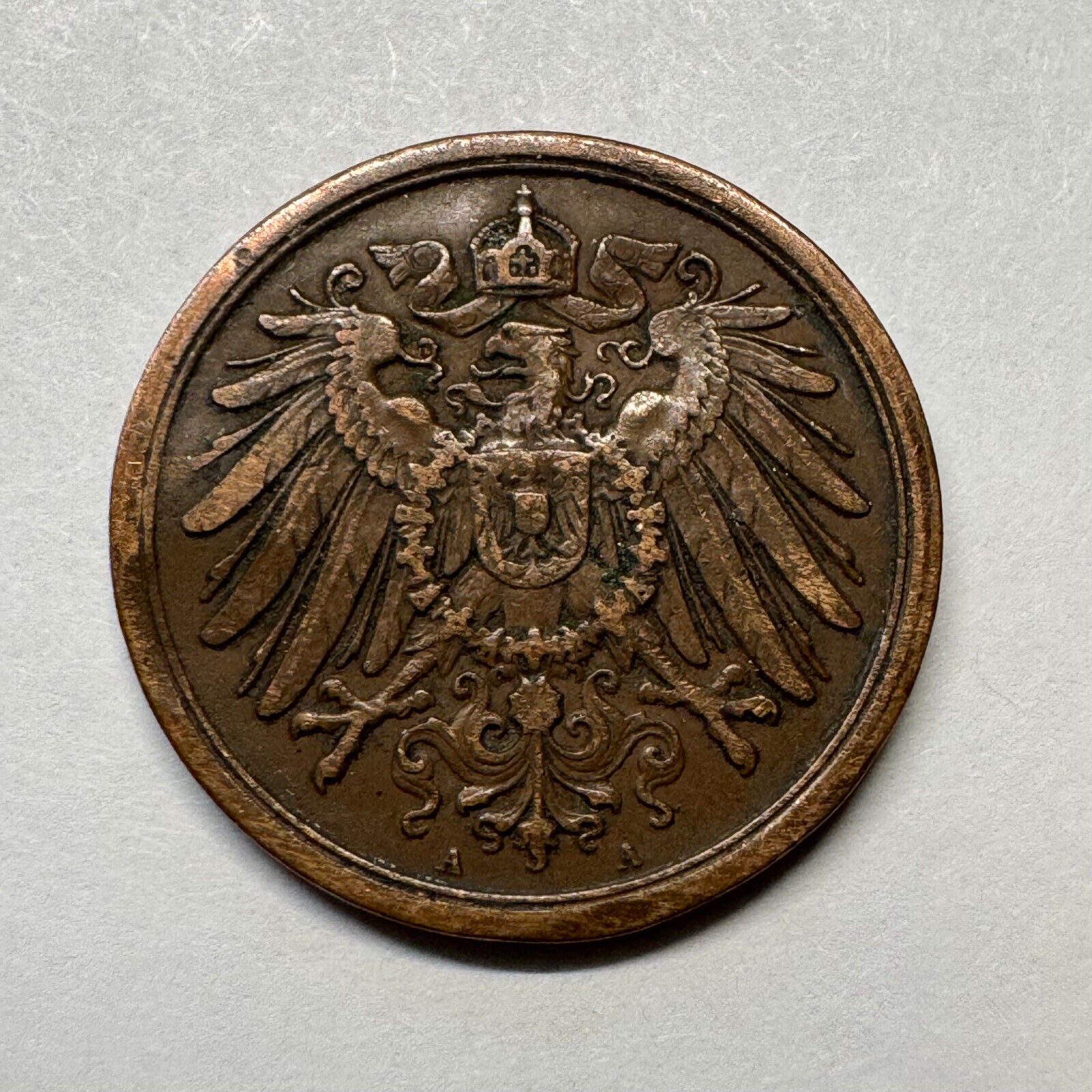 1913 Germany 2 Pfennig - Beautiful Coin - #B-032