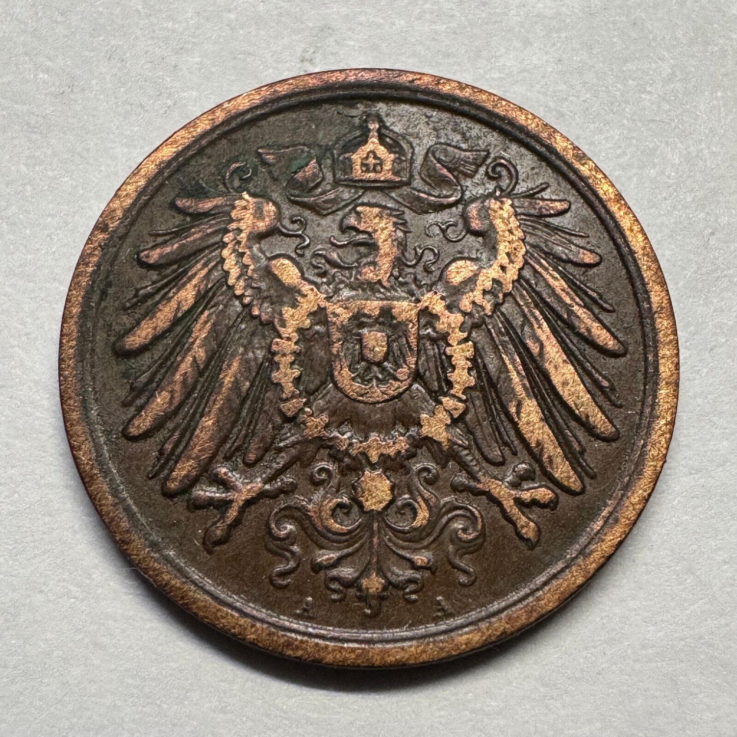 1913 Germany 2 Pfennig - Beautiful Coin - #A-087