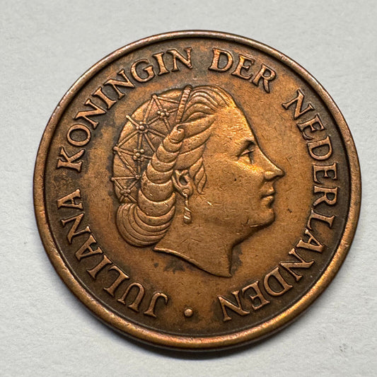 1955 Netherlands 5 Cents - Beautiful Coin - #B-057