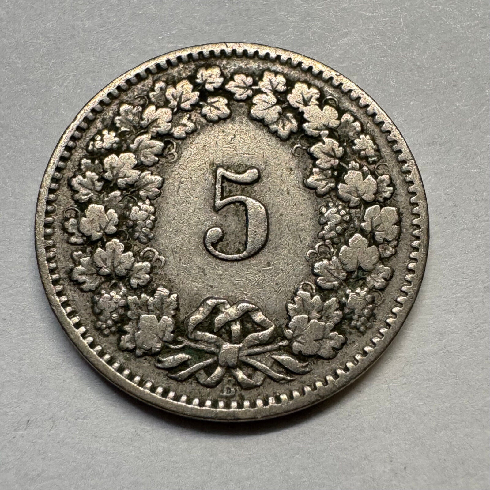 1911 Switzerland 5 Rappen - Beautiful Coin - #A-071