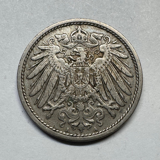 1912 Germany 10 Pfennig - Beautiful Coin - #A-098