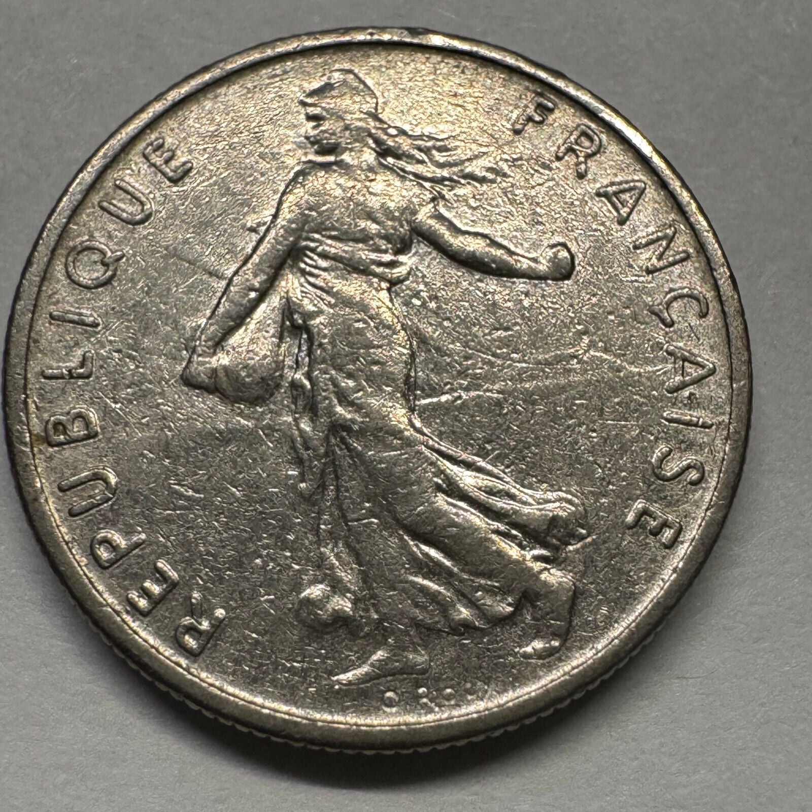 1969 France 1/2 Franc - Beautiful Coin - #A-080