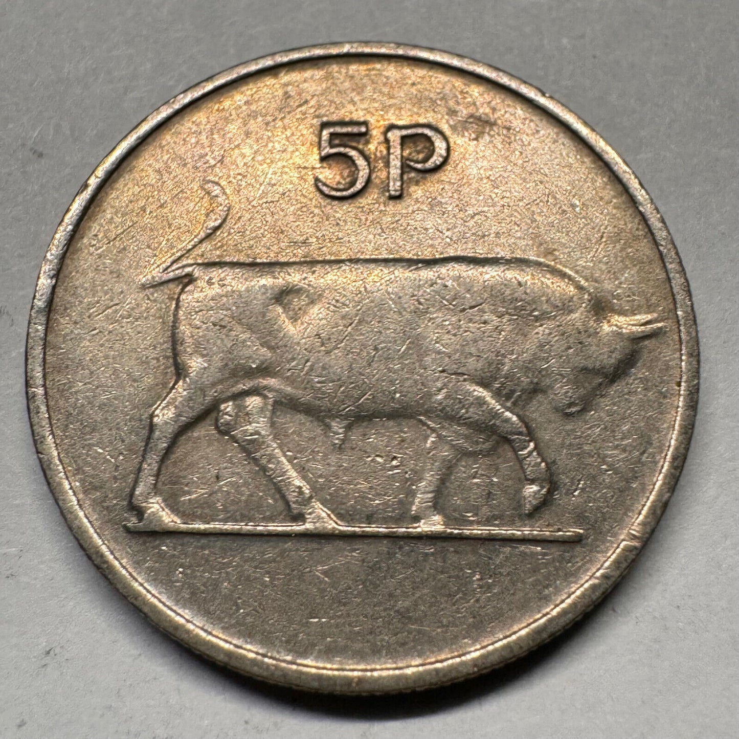 1980 Ireland 5 Pence - Beautiful Coin - #A-049