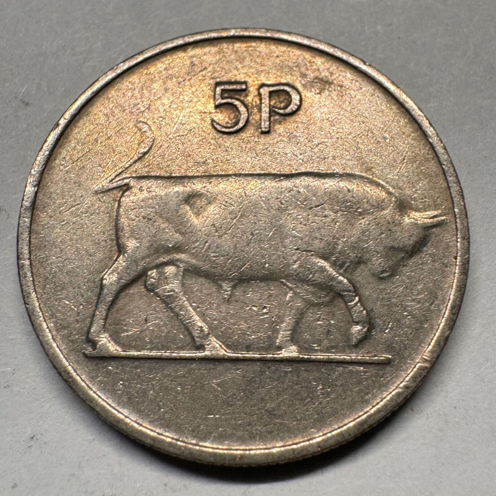 1980 Ireland 5 Pence - Beautiful Coin - #A-049