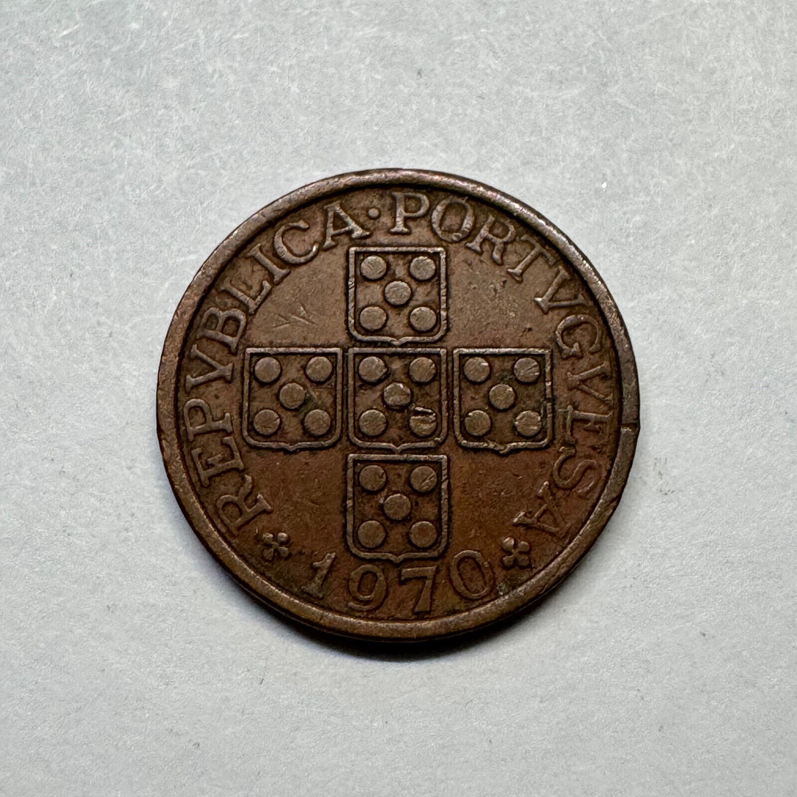1970 Portugal 20 Centavos - Beautiful Coin - #B-010