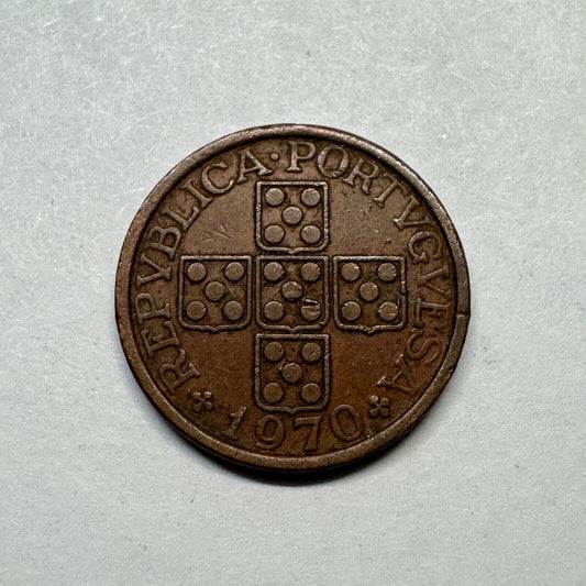 1970 Portugal 20 Centavos - Beautiful Coin - #B-010