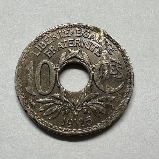 1925 France 10 Centimes - Beautiful Coin - #B-003