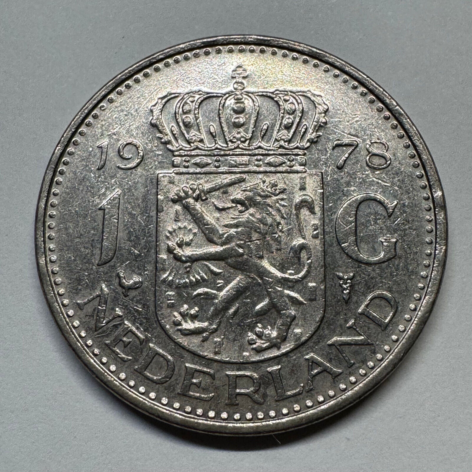 1978 Netherlands 1 Gulden - Beautiful Coin - #B-051