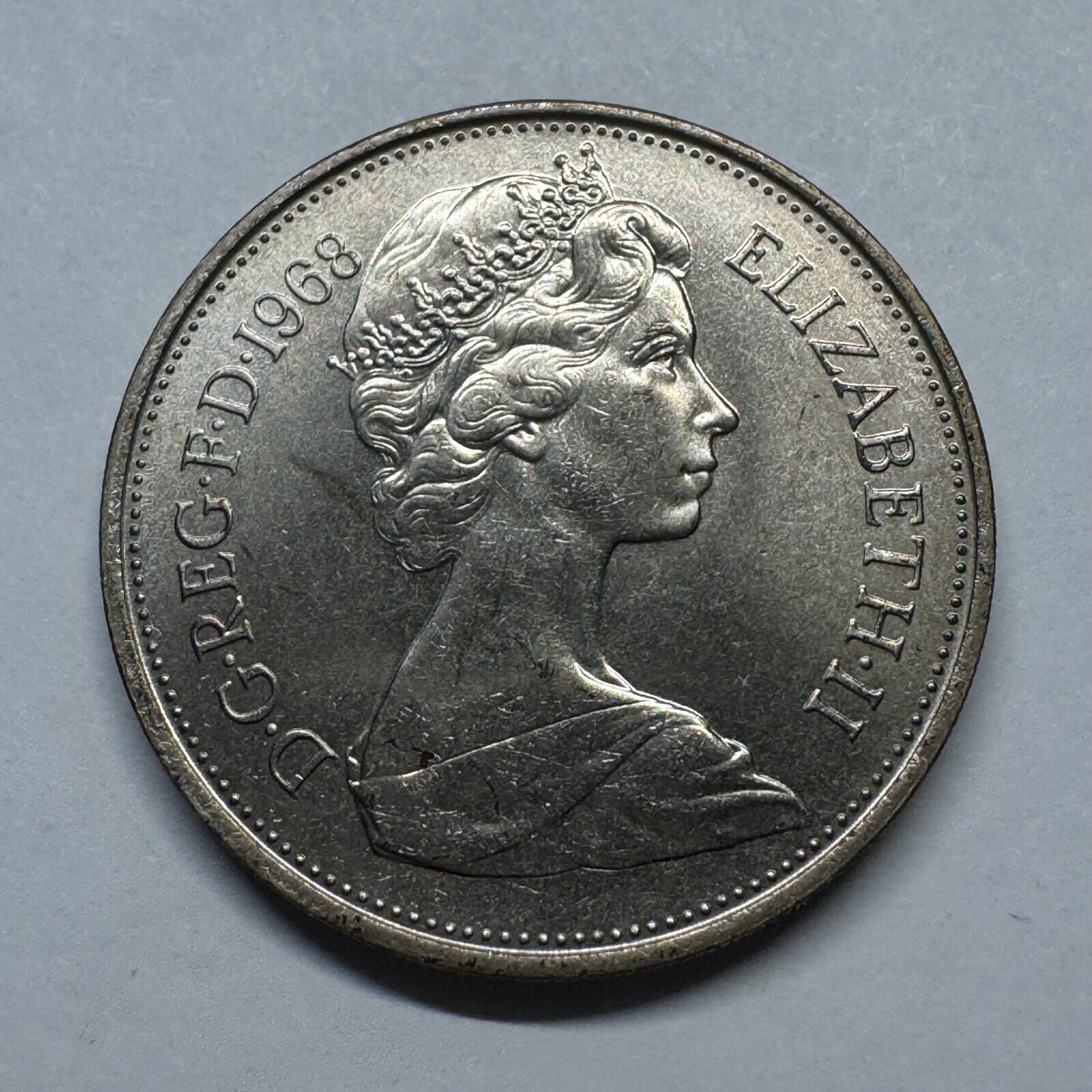 1968 UK 10 Pence - Beautiful Coin - #B-025
