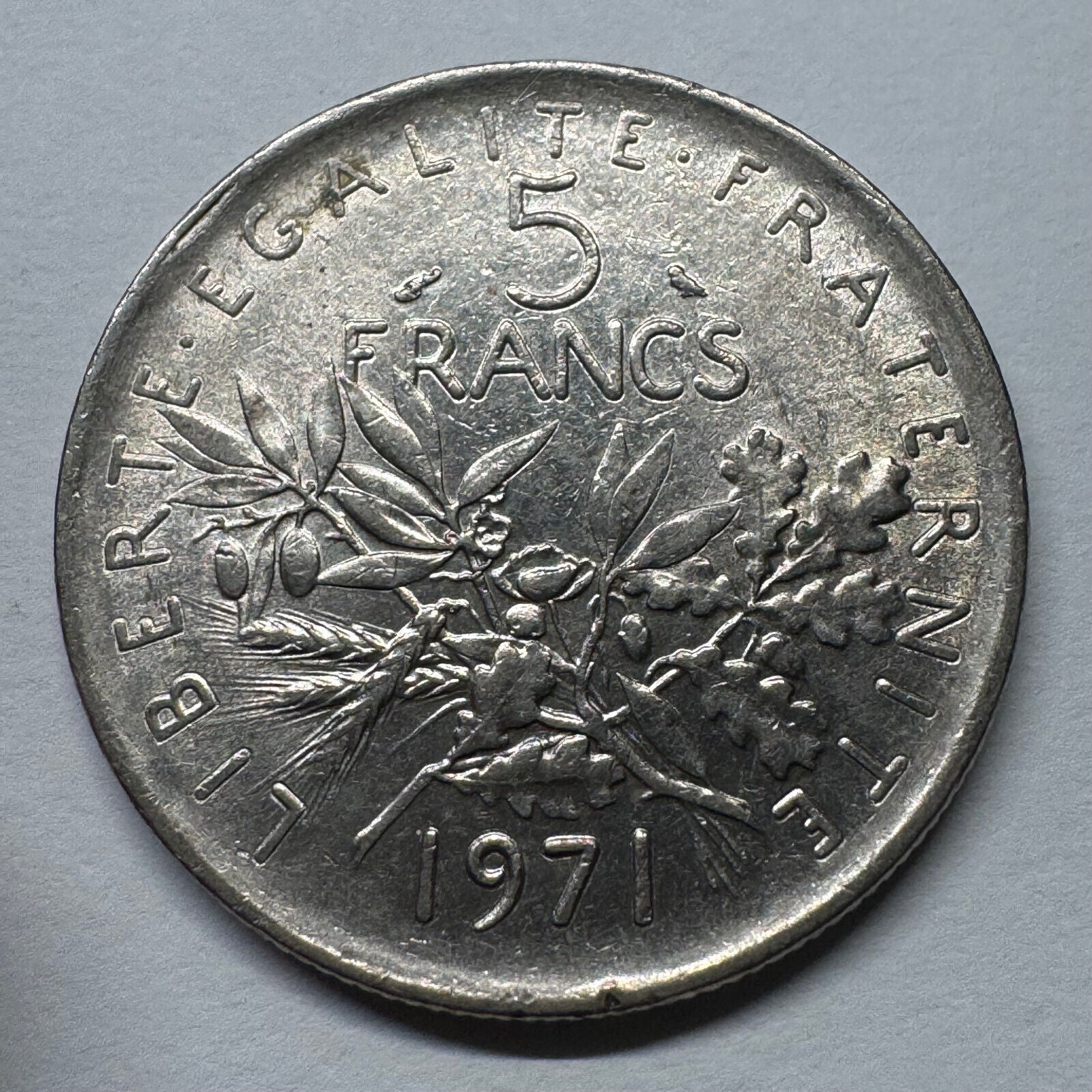 1971 France 5 Francs - Beautiful Coin - #B-057