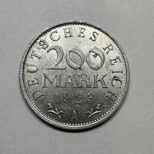 1923 Germany 200 Mark - Beautiful Coin - #B-006