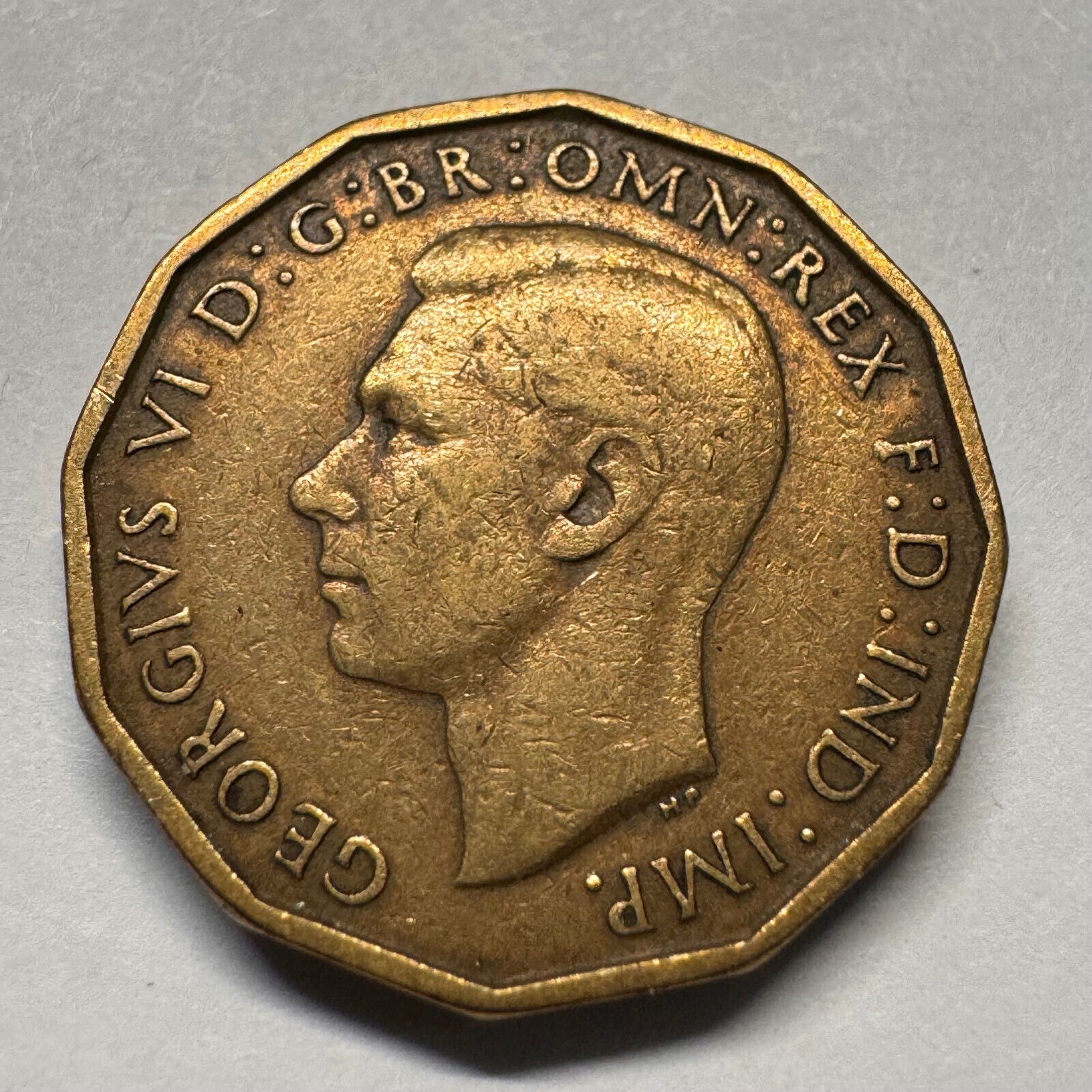 1938 UK 3 Pence - Beautiful Coin - #A-066