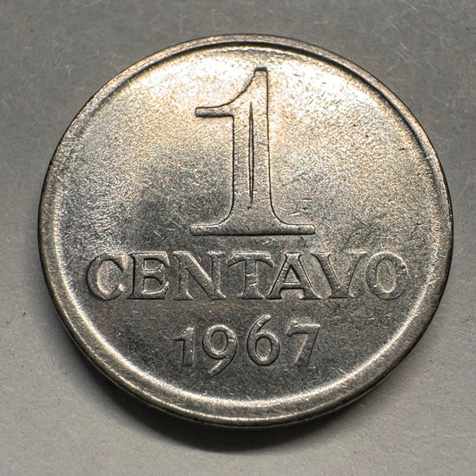 1967 Brazil 1 Centavo - Beautiful Coin - #A-051