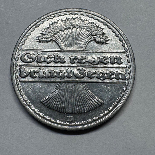 1922 Germany 50 Pfennig - Beautiful Coin - #B-025