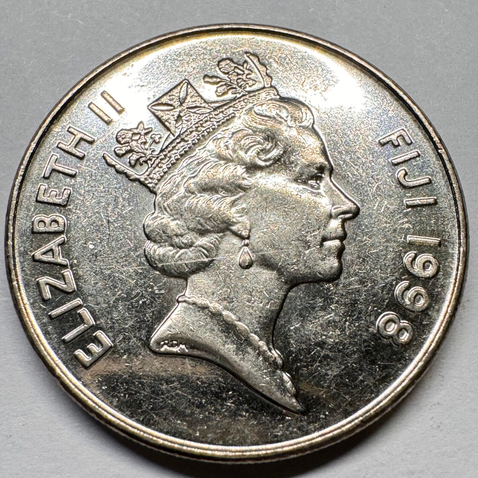 1998 Fiji 20 Cents - Beautiful Coin - #A-020