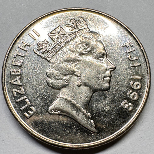 1998 Fiji 20 Cents - Beautiful Coin - #A-020