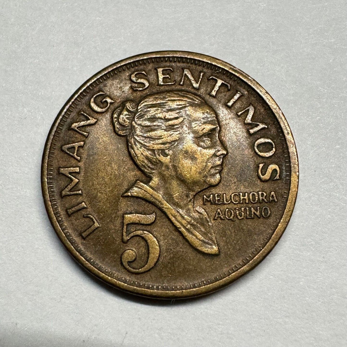 1970 Philippines 5 Sentimos - Beautiful Coin - #A-009