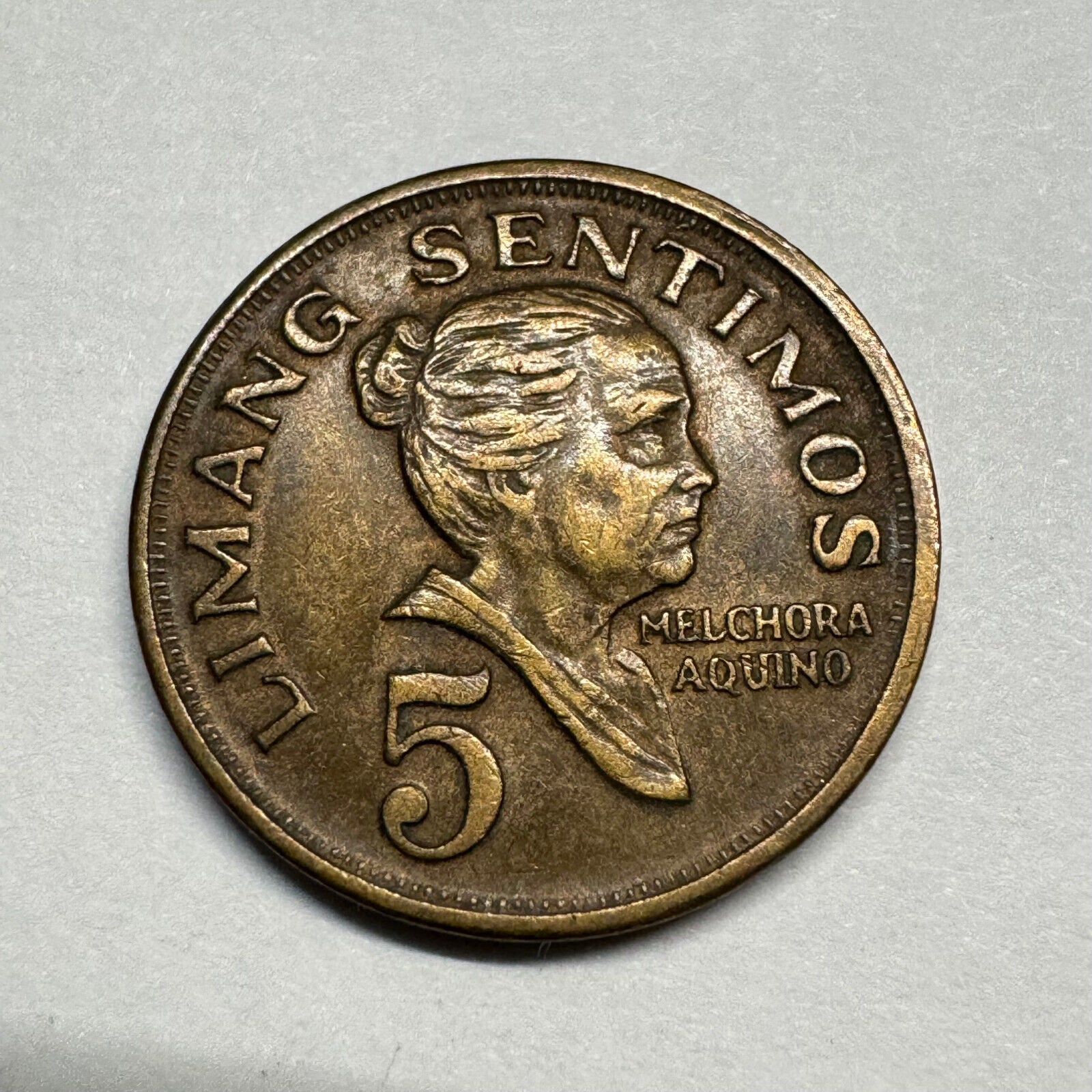 1970 Philippines 5 Sentimos - Beautiful Coin - #A-009