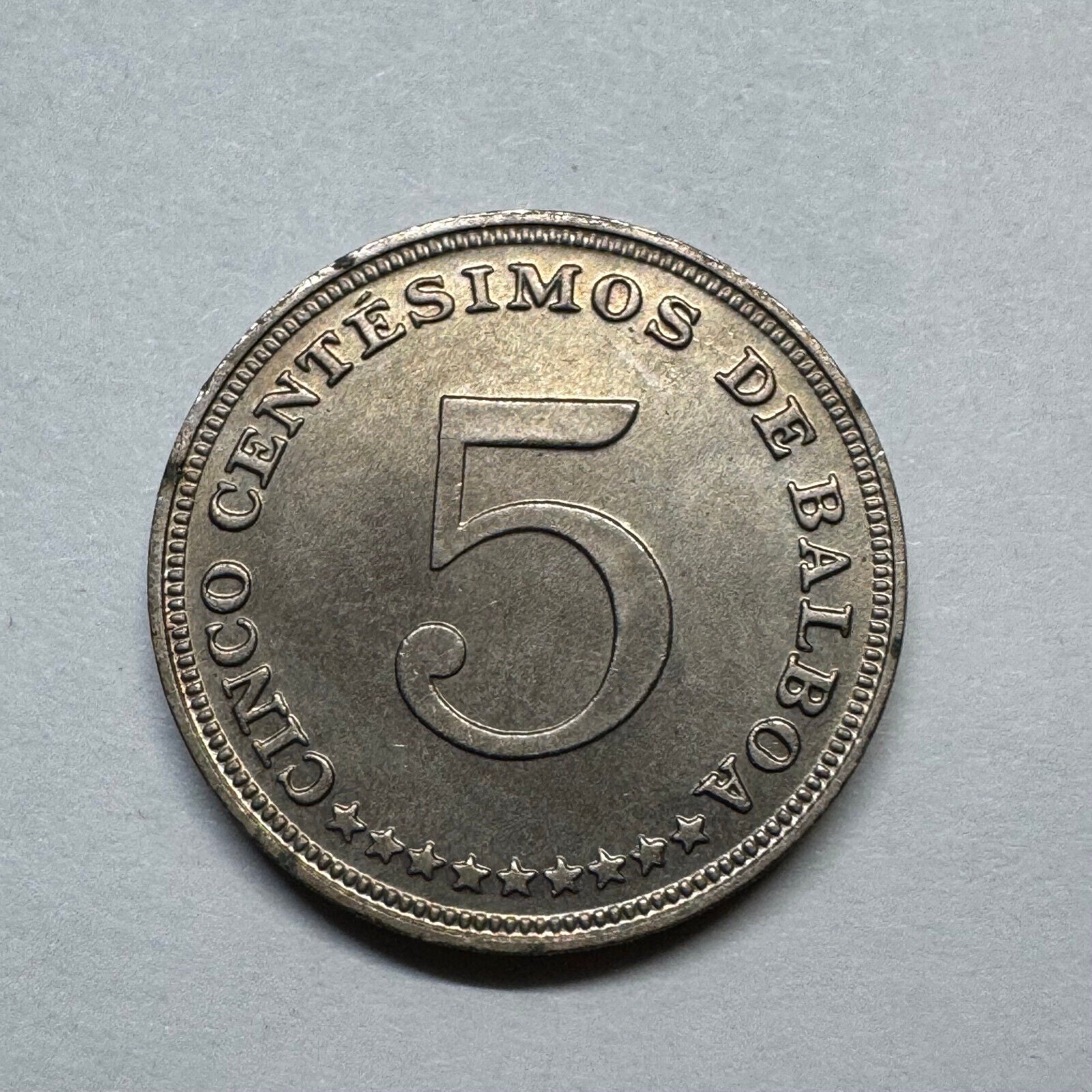 1962 Panama 5 Centesimos - Beautiful Coin - #B-003