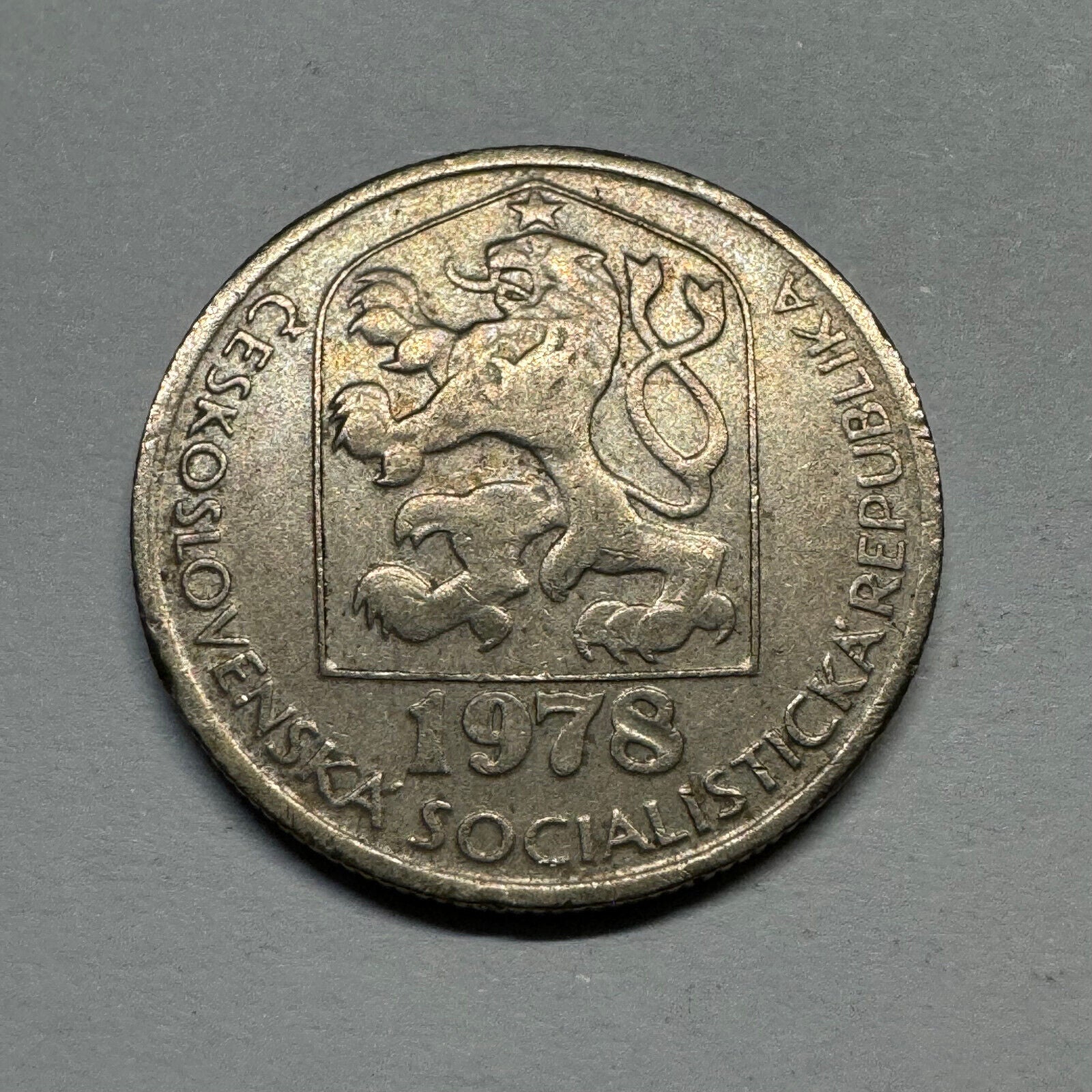 1978 Czechoslovakia 50 Haleru - Beautiful Coin - #A-007