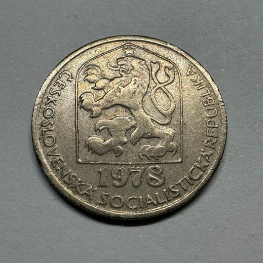 1978 Czechoslovakia 50 Haleru - Beautiful Coin - #A-007