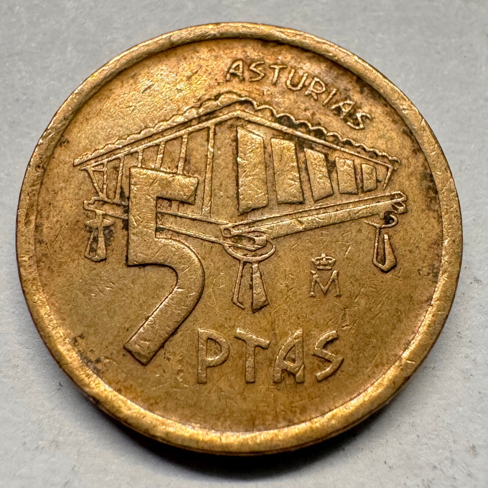 1995 Spain 5 Pesetas - Beautiful Coin - #A-032