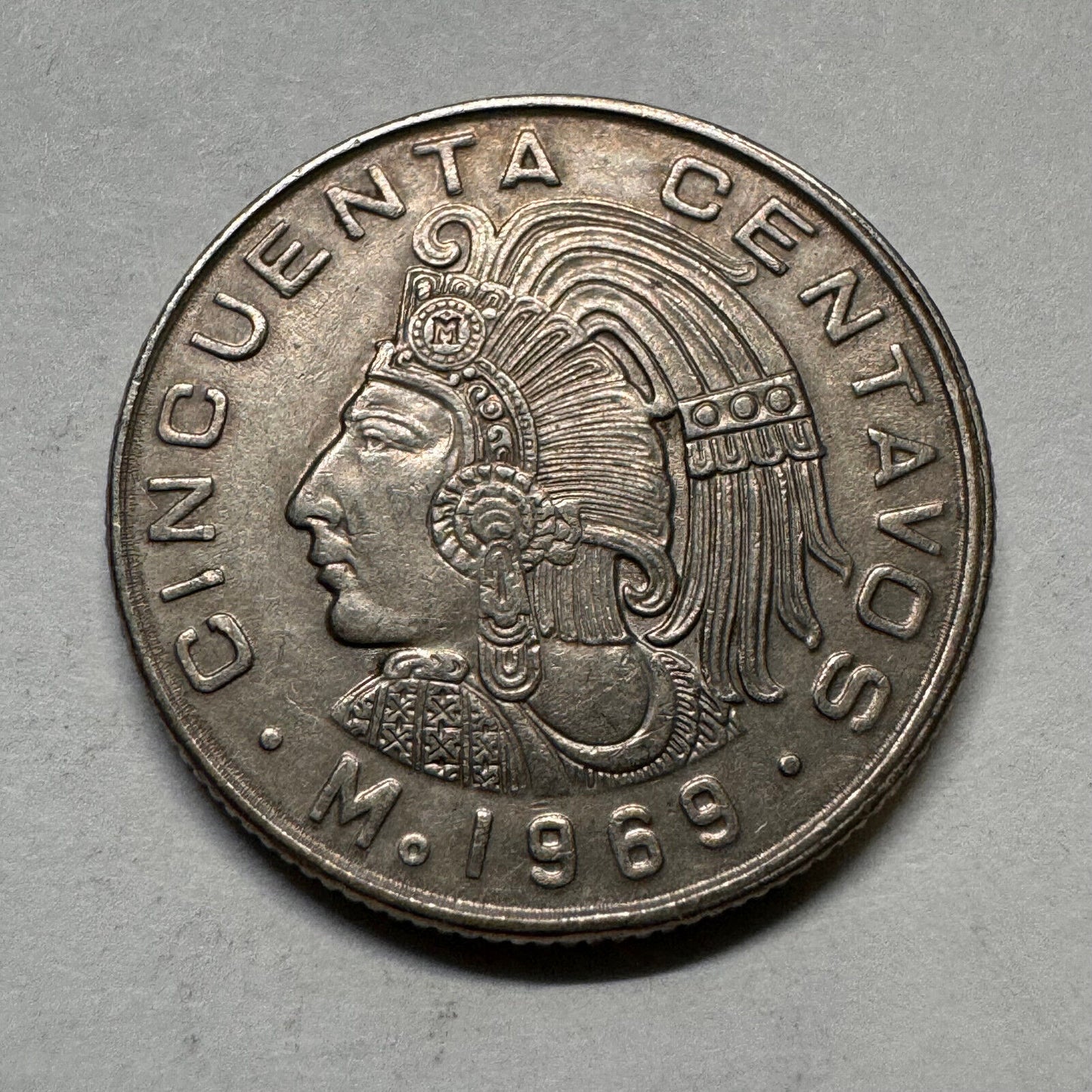 1969 Mexico 50 Centavos - Beautiful Coin - #A-012