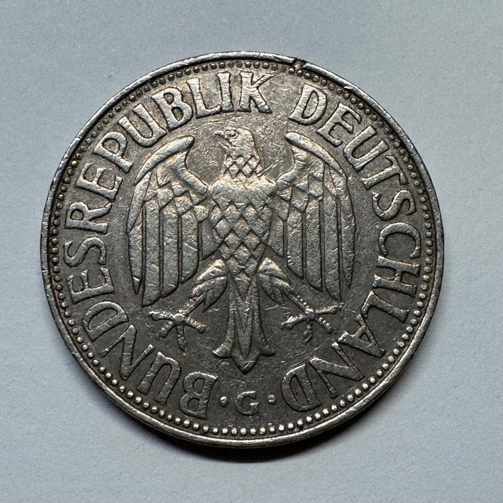 1959 Germany 1 Mark - Beautiful Coin - #B-038