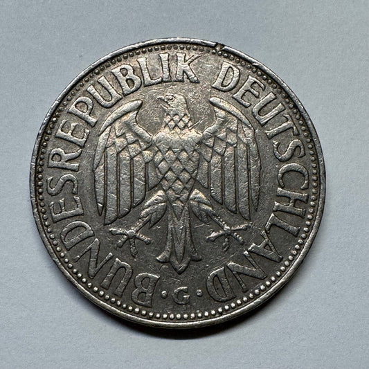 1959 Germany 1 Mark - Beautiful Coin - #B-038