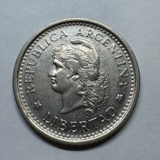 1960 Argentina 1 Peso - Beautiful Coin - #B-003