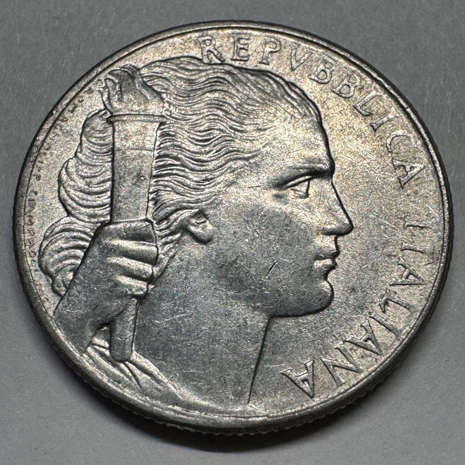 1950 Italy 5 Lire - Beautiful Coin - #A-069