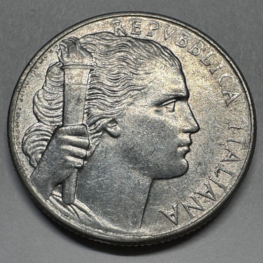 1950 Italy 5 Lire - Beautiful Coin - #A-069