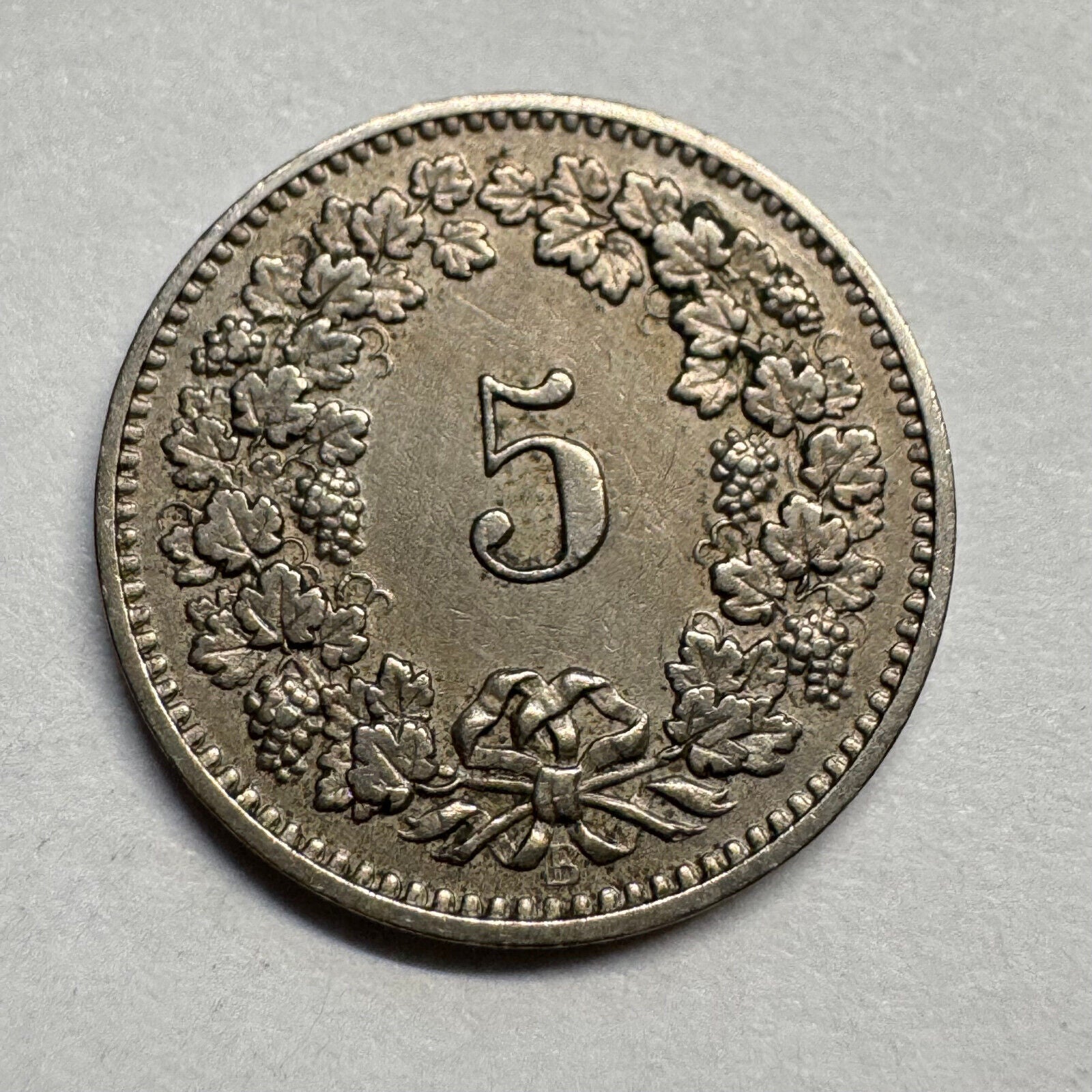1883 Switzerland 5 Rappen - Beautiful Coin - #A-071
