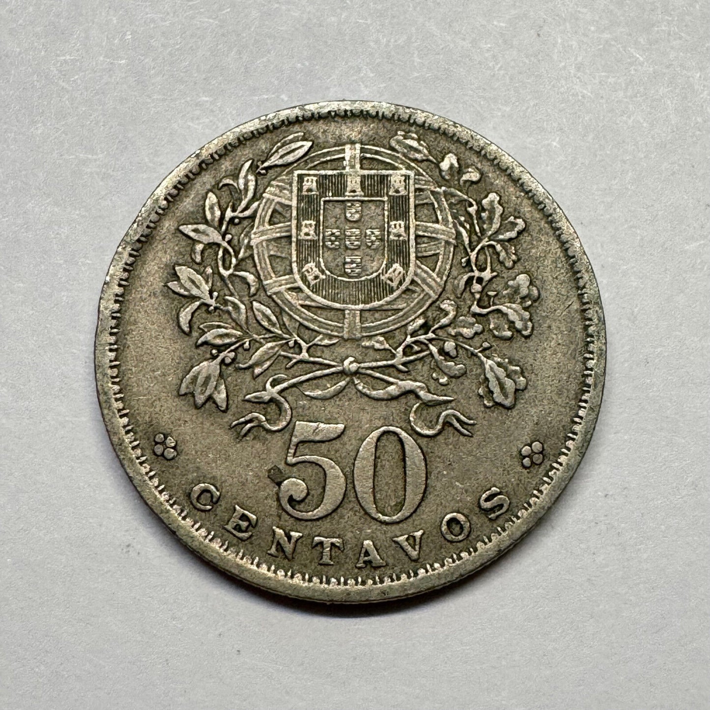 1957 Portugal 50 Centavos - Beautiful Coin - #B-010