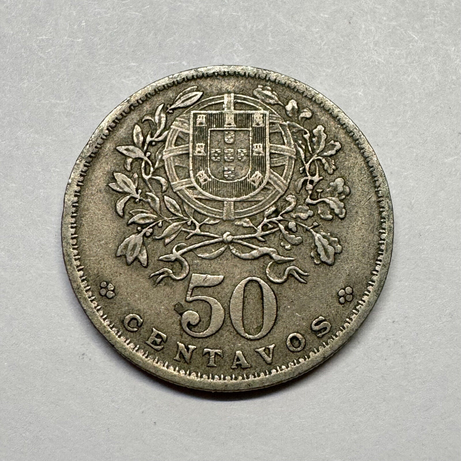 1957 Portugal 50 Centavos - Beautiful Coin - #B-010