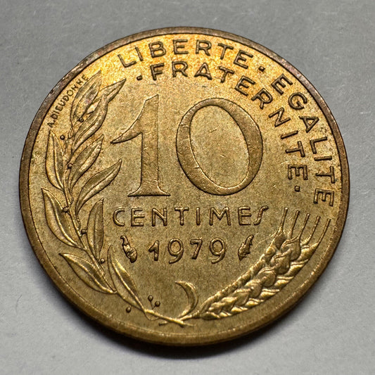 1979 France 10 Centimes - Beautiful Coin - #A-066