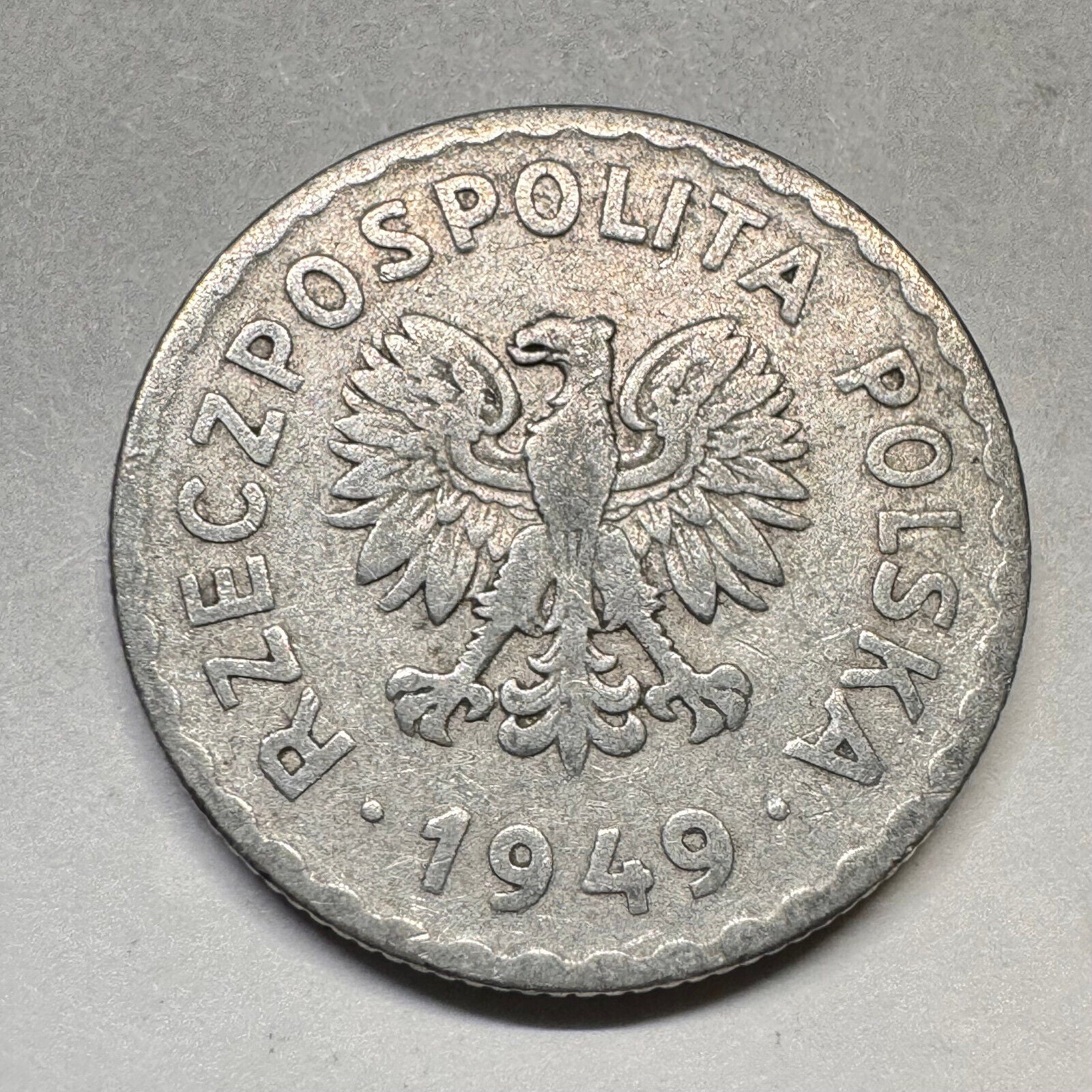 1949 Poland 1 Zloty - Beautiful Coin - #A-013