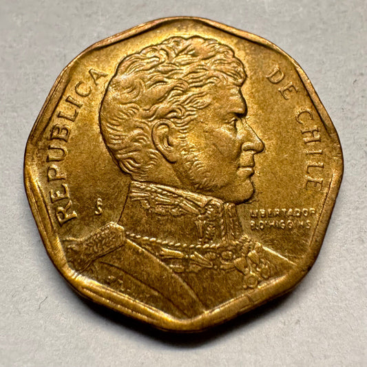 1999 Chile 5 Pesos - Beautiful Coin - #A-026