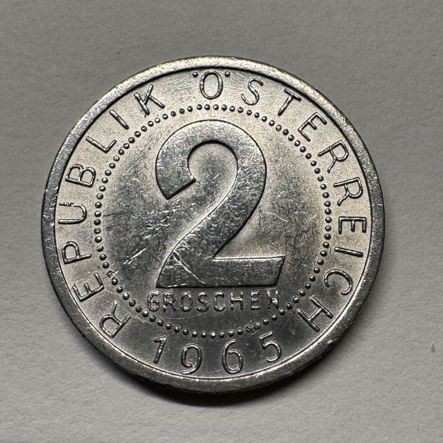 1965 Austria 2 Groschen - Beautiful Coin - #B-054