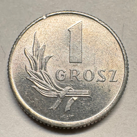 1949 Poland 1 Grosz - Beautiful Coin - #A-026