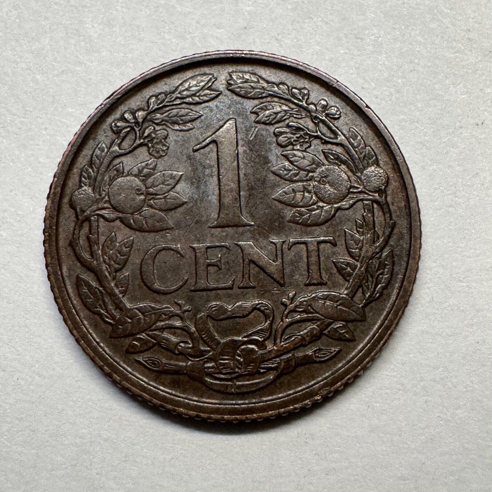 1939 Netherlands 1 Cent - Beautiful Coin - #B-028