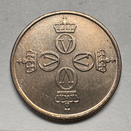 1975 Norway 25 Ore - Beautiful Coin - #A-062