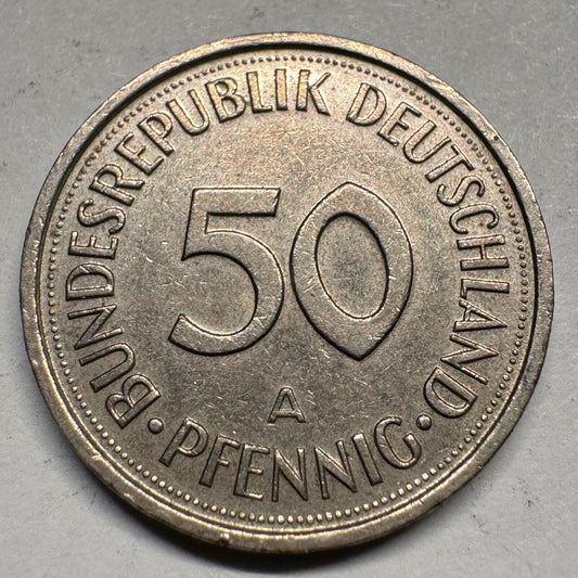 1990 Germany 50 Pfennig - A - Beautiful Coin - #A-049