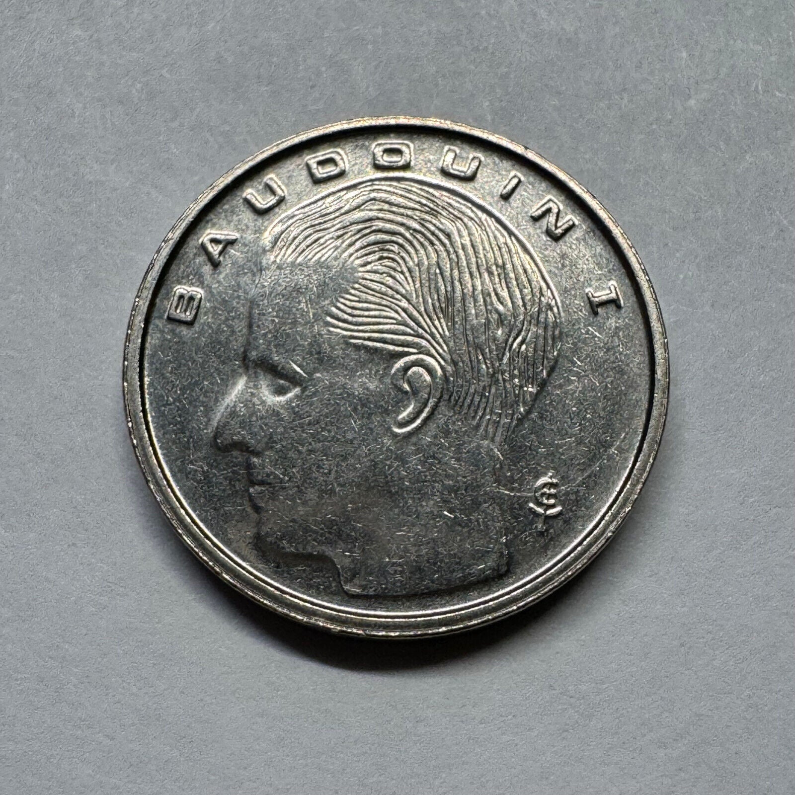 1990 Belgium 1 Franc - Beautiful Coin - #B-034
