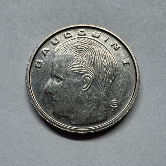 1990 Belgium 1 Franc - Beautiful Coin - #B-034