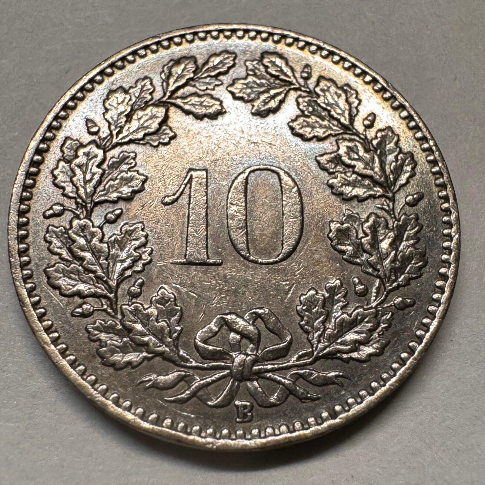 1958 Switzerland 10 Rappen - Beautiful Coin - #A-062