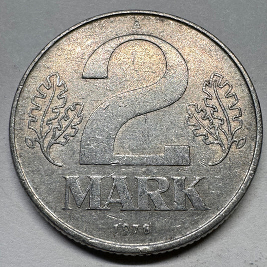 1978 Germany 2 Mark - Beautiful Coin - #A-036